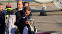 Erdoğan'a 'bereketli' karşılama!