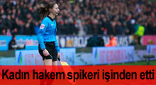 Kadın hakem, spikeri işinden etti!