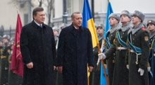 Erdoğan'a Ukrayna'da Resmi Tören
