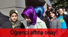 Öğrenci affına onay!