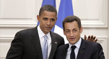 Obama, Sarkozy ile görüştü