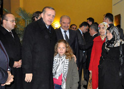 Filistinli cesur kız Tamimi, Erdoğan'la görüştü