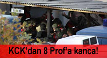 KCK’dan 8 Prof’a kanca!
