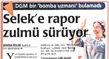 Katilin adı Selek kartele göre; melek