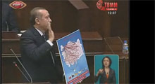 Erdoğan haritalarla vurdu!