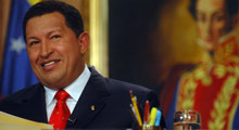 Chavez, Clinton ile el sıkıştı!