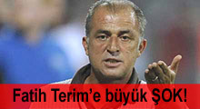 Fatih Terim'e büyük şok!