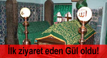 ilk ziyaret eden devlet büyüğü Gül oldu