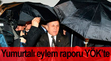 Yumurtalı eylemle ilgili rapor, YÖK'e ulaştı