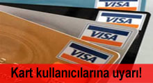 Kredi kartı kullanıcılarına uyarı!