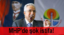 MHP'de şok istifa!