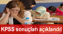 KPSS Sonuçları açıklandı!