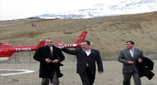 Kaza yerine esrarengiz ziyaret!