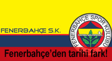 Fenerbahçe'den tarihi fark!