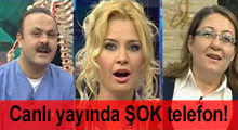 Canlı yayında şoke eden telefon!