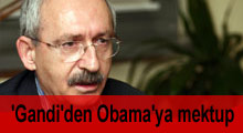 'Gandi'den Obama'ya mektup