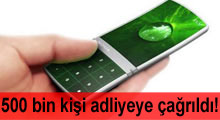 SMS ile 500 bin kişi adliyeye çağrıldı!