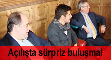 Açılışta sürpriz buluşma