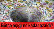 Bütçe açığı yüzde 88,3 azaldı!