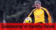 Galatasaray'ın transfer listesi!