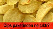 Cips paketinden bakın ne çıktı