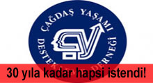 ÇYDD yönetici ve üyelerinin 30 yıla kadar hapsi istendi