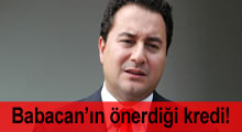 Babacan'ın önerdiği kredi!