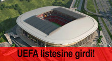 Aslantepe UEFA'nın listesine girdi