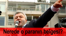 Özkan'a aktarılan paranın belgesi kayıp