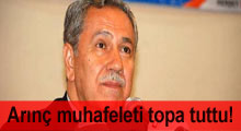 Arınç muhalefeti topa tuttu