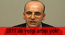 Yeni yılda vergi gündeme gelmeyecek!