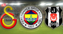 Beşiktaş, Fenerbahçe ve Galatasaray düşüşte!