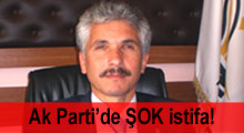 AK Parti il başkanı istifa etti