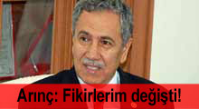Arınç: AB konusunda fikirlerim değişti