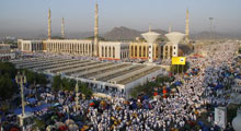 Arafat'ta sabahın ilk ışıkları-FOTO