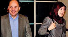 Bakan Akdağ eşiyle hacda