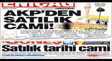 Köy de, cami de satılık değil