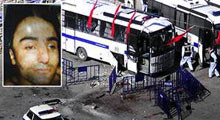 Canlı bomba gömüldü