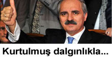 Kurtulmuş dalgınlıkla bakın ne yaptı