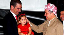 Cumhuriyet ilk kez Barzani ile kutlandı