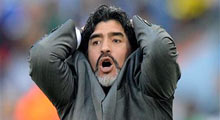 Maradona'dan İngiltere'ye mesaj