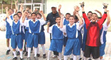 Hakkarili çocuklar şampiyonluk peşinde