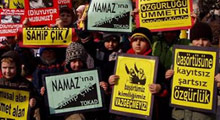 Başörtüsüne özgürlük istediler