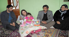 Zeynep Hakkari'deki evine ulaştı