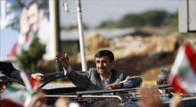 Ahmedinejad Hizbullah mitinginde-FOTO