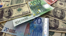 Kapanışta dolar 1,4240, avro 1,9650 lira