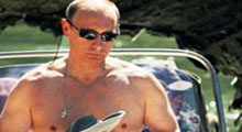 Putin balık tuttu, Berlusconi seyretti