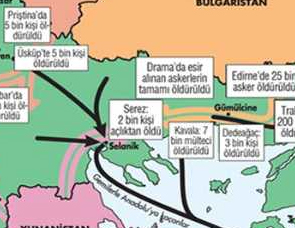 İşte tehcirin haritası