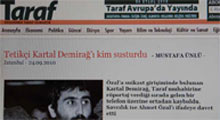 Taraf'ın hayali röportajı!