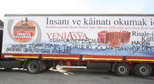 Bediüzzaman Tırı'na çirkin saldırı
